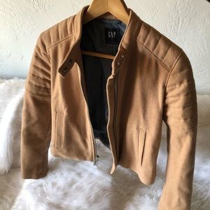 -SOLD- GAP Moto Wool Jacket